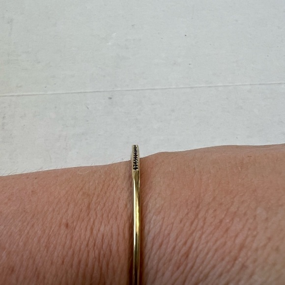 Stella & Dot Pave Cuff Black Rhinestone Bracelet - Picture 5 of 6